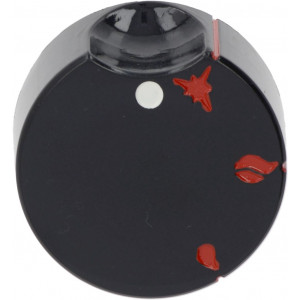 BLACK KNOB ϕ 50 mm SILK-SCREEN PRINTED