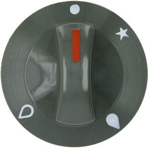 GREY KNOB ϕ 71 mm SILK-SCREEN PRINTED