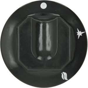 BLACK KNOB ϕ 70 mm SILK-SCREEN PRINTED