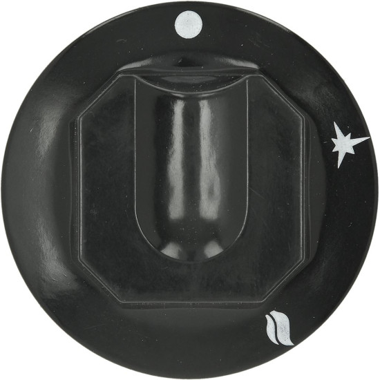 BLACK KNOB ϕ 70 mm SILK-SCREEN PRINTED