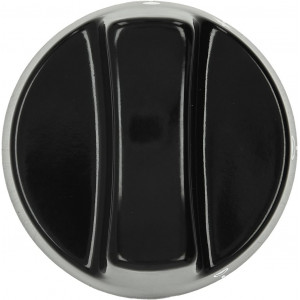 BLACK KNOB ϕ 63 mm SILK-SCREEN PRINTED