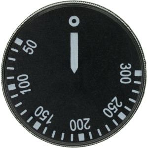 KNOB BLACK ϕ 43 mm 50-300°C