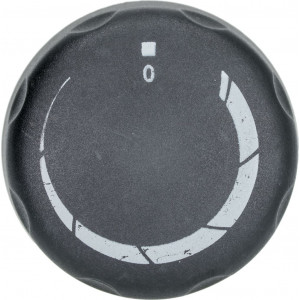 BLACK KNOB ϕ 50 mm SILK-SCREEN PRINTED