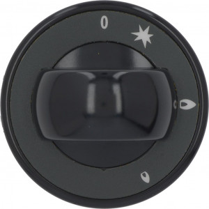 BLACK KNOB ϕ 70 mm SILK-SCREEN PRINTED