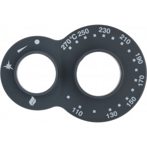 BLACK KNOB RING NUT 110-270°C