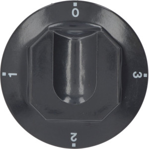 KNOB BLACK ϕ 70 mm 0-1-2-3
