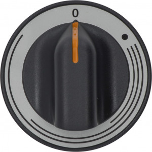 BLACK KNOB ϕ 70 mm SILK-SCREEN PRINTED