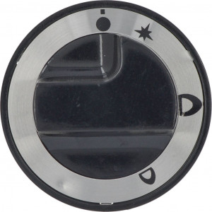 BLACK KNOB ϕ 65 mm SILK-SCREEN PRINTED