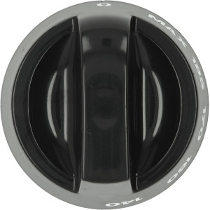 BLACK KNOB ϕ 75 mm SILK-SCREEN PRINTED