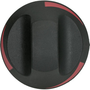 KNOB BLACK ϕ 66 mm HOT WATER