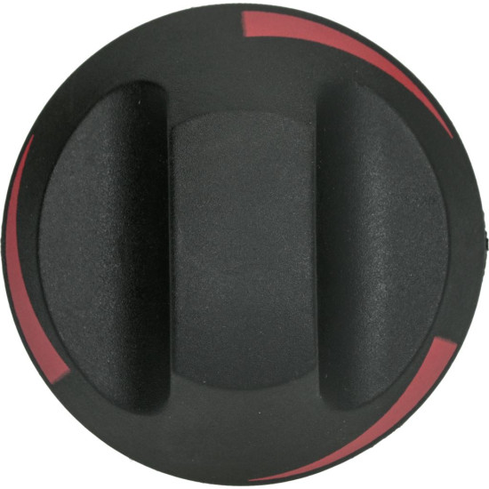KNOB BLACK ϕ 66 mm HOT WATER