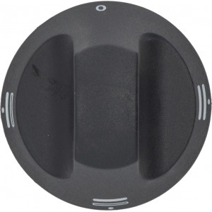 BLACK KNOB ϕ 66 mm SILK-SCREEN PRINTED