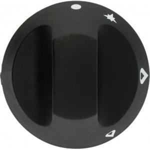 BLACK KNOB ϕ 66 mm SILK-SCREEN PRINTED