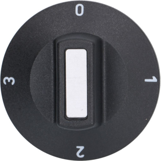 KNOB BLACK ϕ 50 mm 0-1-2-3 KNOB BLACK ϕ 50 mm 0-1-2-3
