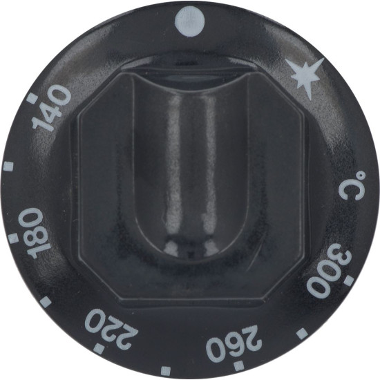 BLACK KNOB ϕ 70 mm 140-300°C BLACK KNOB ϕ 70 mm 140-300°C