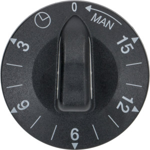 KNOB BLACK ϕ 50 mm 3-6-9-12-15 MINUTES
