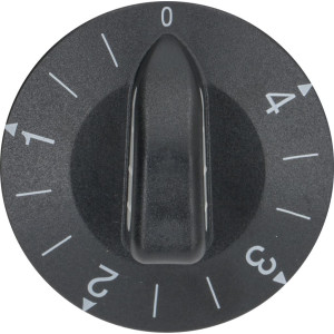 KNOB BLACK ϕ 50 mm 0-1-2-3-4 MINUTES