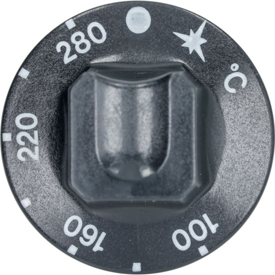 BLACK KNOB ϕ 55 mm 100-280°C