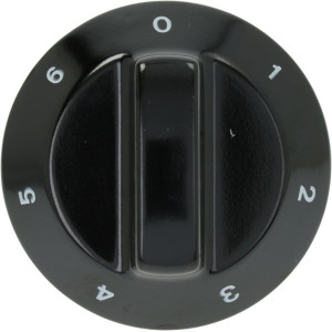 BLACK KNOB ϕ 60 mm 0-1-2-3-4-5-6