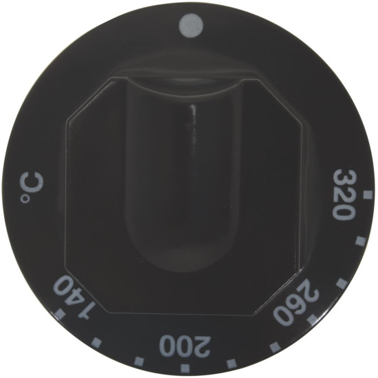 BLACK KNOB ϕ 70 mm 140-320°C BLACK KNOB ϕ 70 mm 140-320°C