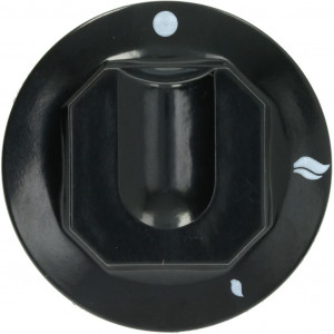 BLACK KNOB ϕ 70 mm SILK-SCREEN PRINTED