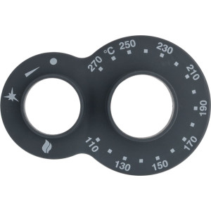 BLACK KNOB RING NUT 110-270°C