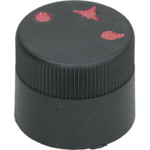 BLACK KNOB ϕ 30 mm SILK-SCREEN PRINTED