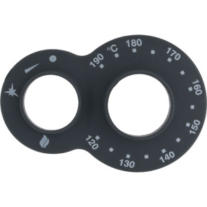 BLACK KNOB RING NUT 120-190°C