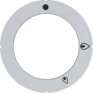 SELF-ADHESIVE DISC WITHOUT PILOT SYMBOL