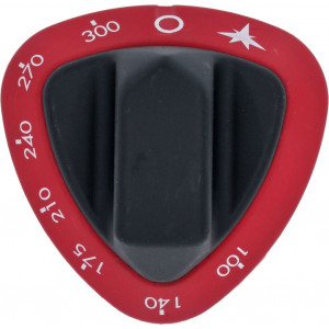 BLACK-RED KNOB 100-300°C
