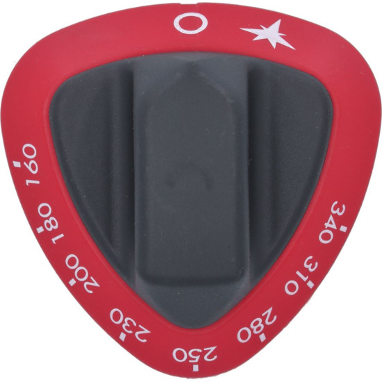 BLACK-RED KNOB 160-340°C