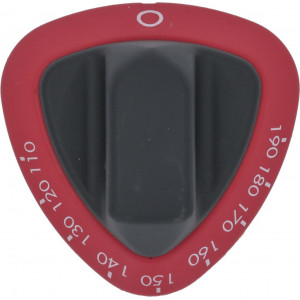 BLACK-RED KNOB 110-190°C