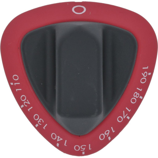 BLACK-RED KNOB 110-190°C