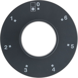 KNOB RING NUT ϕ 84 mm 1-2-3-4-5-6