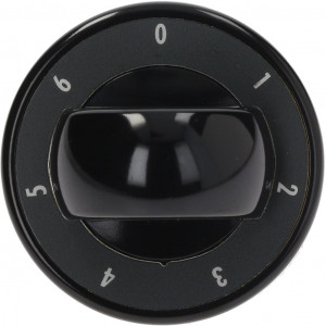 KNOB BLACK ϕ 70 mm 0-1-2-3-4-5-6