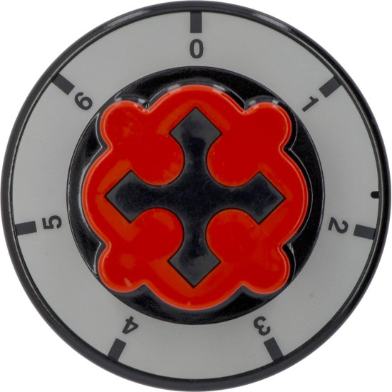 BLACK KNOB ϕ 70 mm 0-1-2-3-4-5-6