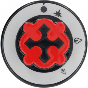 BLACK KNOB ϕ 70 mm SILK-SCREEN PRINTED