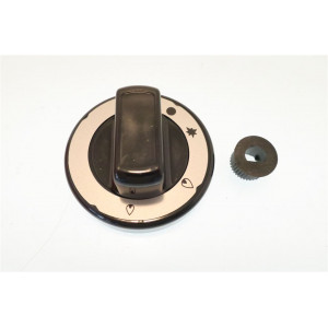 BLACK KNOB ϕ 70 mm SILK-SCREEN PRINTED