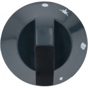 BLACK KNOB ϕ 70 mm SILK-SCREEN PRINTED