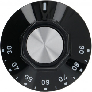 KNOB BLACK ϕ 50 mm 30°-90°C