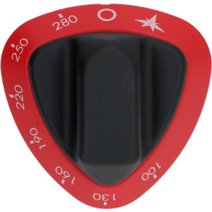 BLACK-RED KNOB 100-280°C