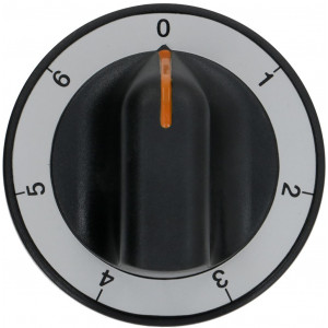 BLACK KNOB ϕ 70 mm 0-1-2-3-4-5-6