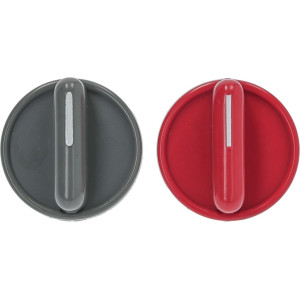 KNOB KIT RED AND BLACK ϕ 40 mm