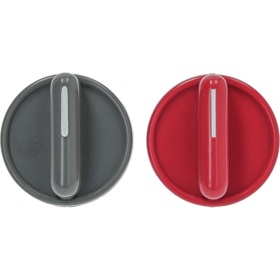 KNOB KIT RED AND BLACK ϕ 40 mm