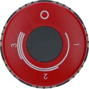 BLACK-RED KNOB ϕ 75 mm 0-1-2-3
