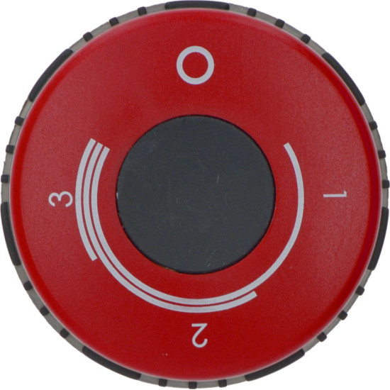 BLACK-RED KNOB ϕ 75 mm 0-1-2-3