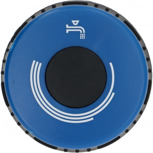 BLACK-BLUE KNOB ϕ 75mm SILK-SCREEN PRINT