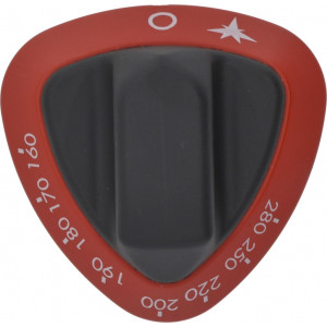 BLACK-RED KNOB 160-280°C