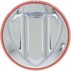 KNOB SLVER-RED ϕ 72 mm