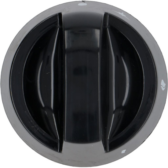 BLACK KNOB ϕ 75 mm SILK-SCREEN PRINTED BLACK KNOB ϕ 75 mm SILK-SCREEN PRINTED